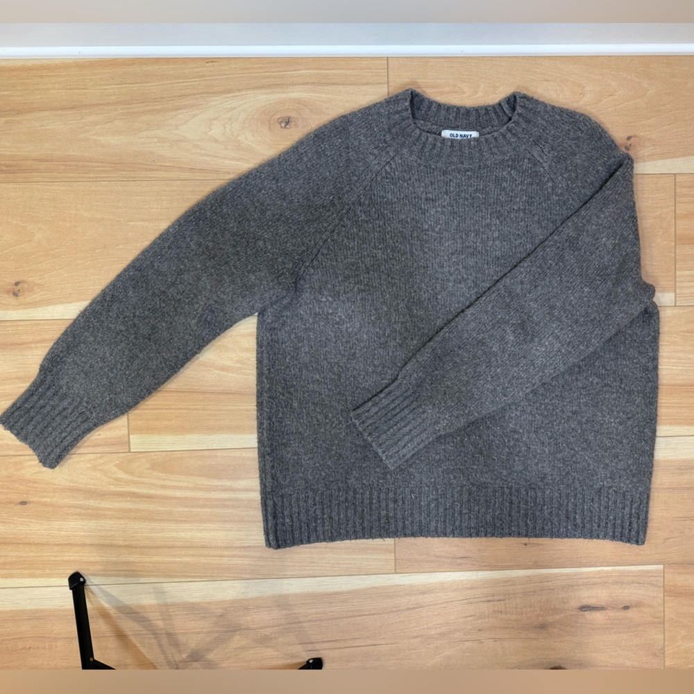 Old Navy Charcoal Crew Neck Sweater